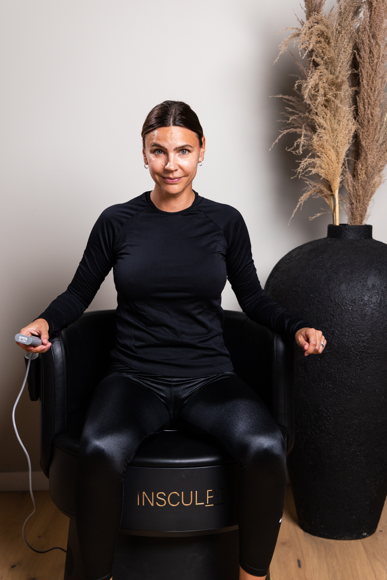 Insculpt Chair-behandling hos Petra of Sweden i Uppsala
